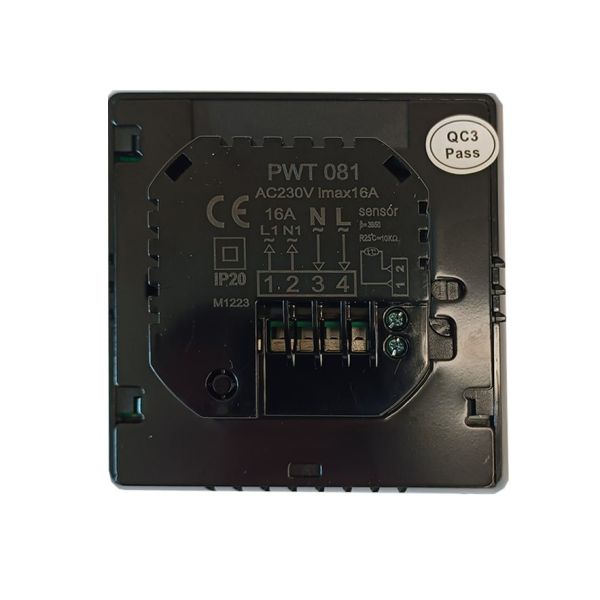 Терморегулятор програмований In-therm PT 082 Black